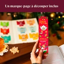 Calendrier de l'Avent thés et infusions bio Livre de Noël 24 sachets