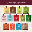 Calendrier de l’Avent thés et infusions bio à Cartes Rouge 25 sachets