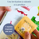 Livre du bien-être à infuser, coffret cadeau de thés et infusions bio 24 sachets