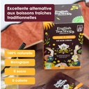 Thé glacé infusion à froid Thé Noir Citron Bio 20 sachets