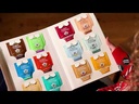 Calendrier de l'Avent thés et infusions bio Livre de Noël 24 sachets