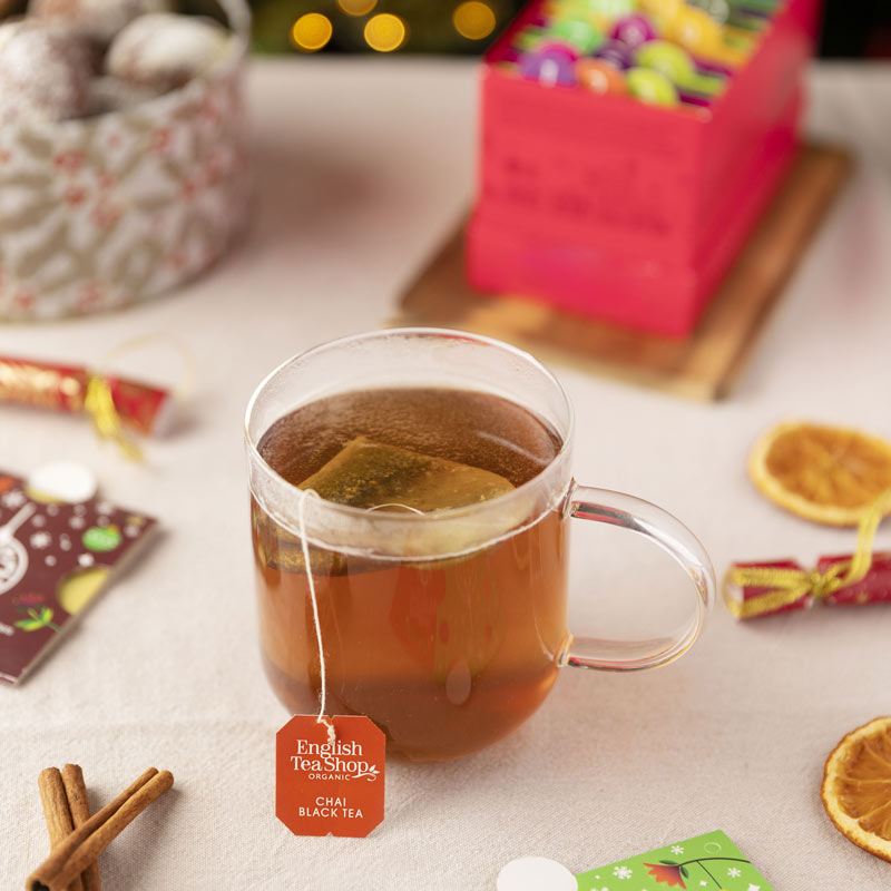 Calendrier de l’Avent thés et infusions bio à Cartes Rouge 25 sachets