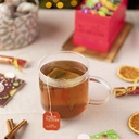 Calendrier de l’Avent thés et infusions bio à Cartes Rouge 25 sachets