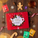 Coffret cadeau de thés et infusions de Noël Holiday Rouge Bio 36 sachets