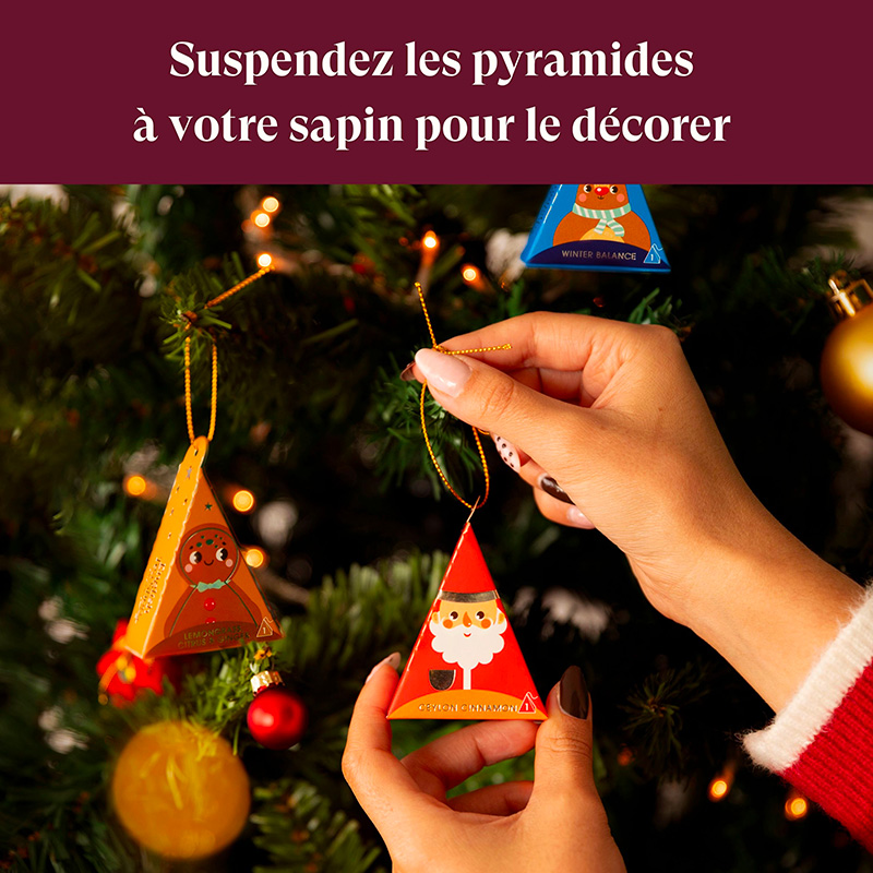 Calendrier de l’Avent thé et infusions bio Arbre de Noël 25 sachets