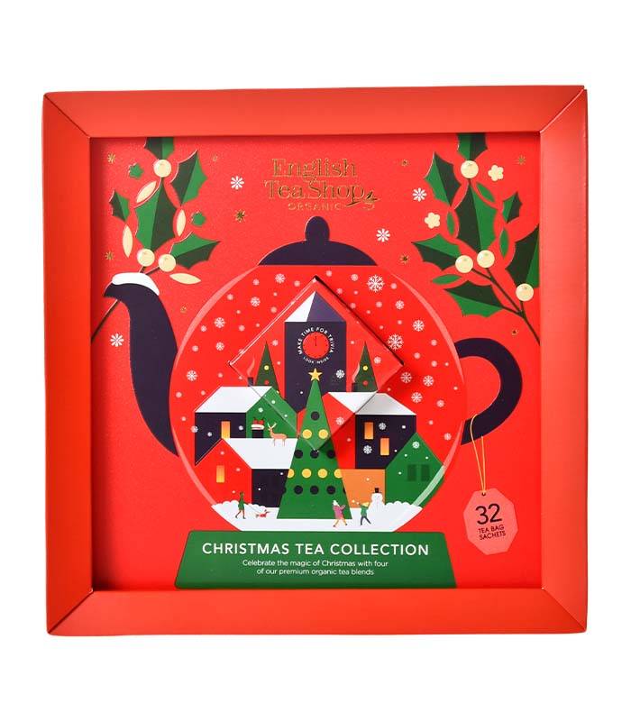[U71136] Coffret Assortiment de Noël - Édition Boule à Neige Bio 32 sachets ETS 
