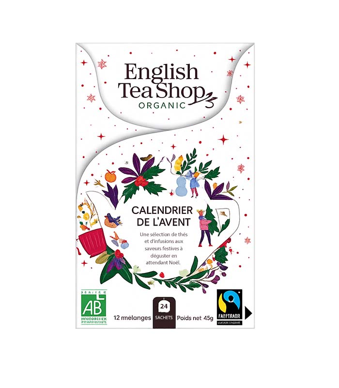 [U71372] Calendrier de l’Avent Mini Blanc Bio 24 sachets ETS 