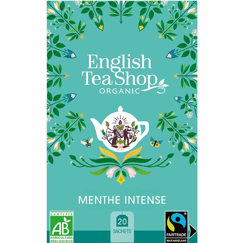 Infusion Menthe Intense Bio 20 sachets