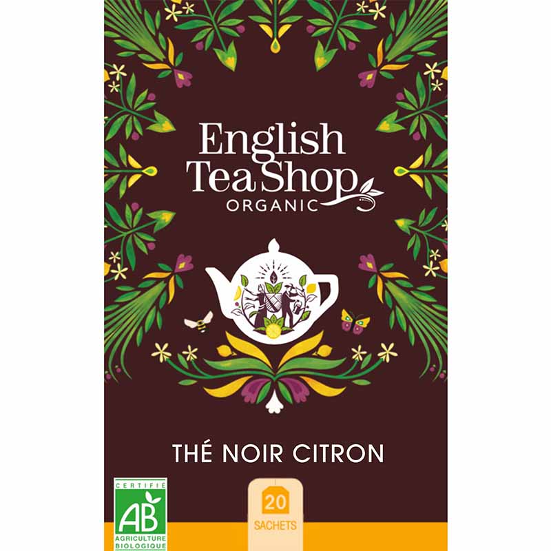 [U57765] Thé Noir Citron Bio 20 sachets