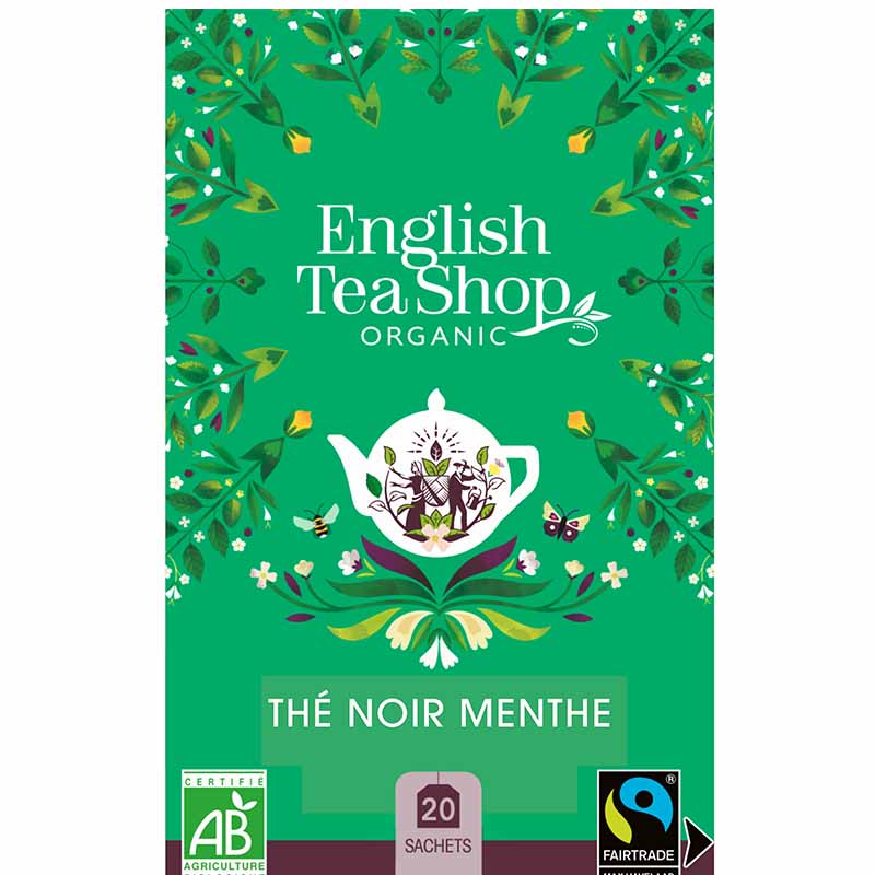 Thé Noir Menthe Bio 20 sachets