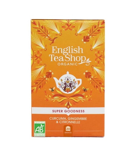 Curcuma, Gingembre & Citronnelle Bio 20 sachets