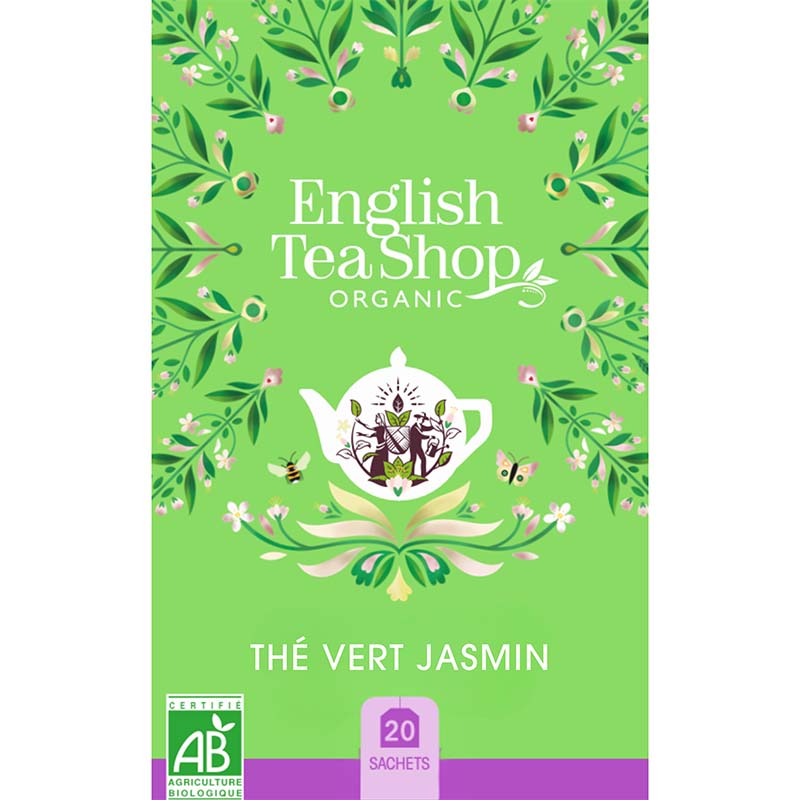 [U57888] Thé Vert Jasmin Bio 20 sachets