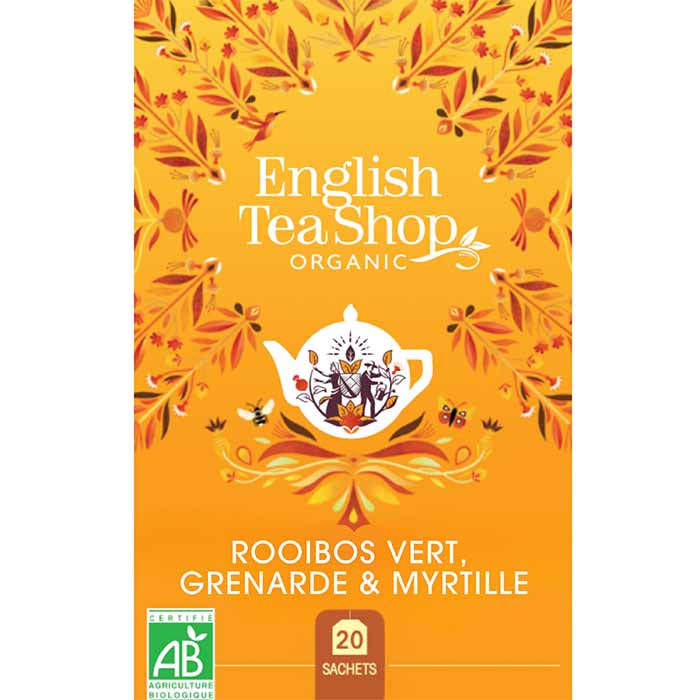 [U57987] Rooibos Vert, Grenade & Myrtille Bio 20 sachets