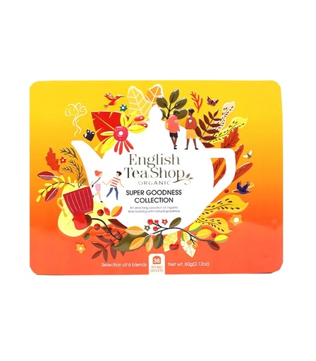 Coffret Cadeau Infusions et Thé Super Goodness Bio 36 sachets