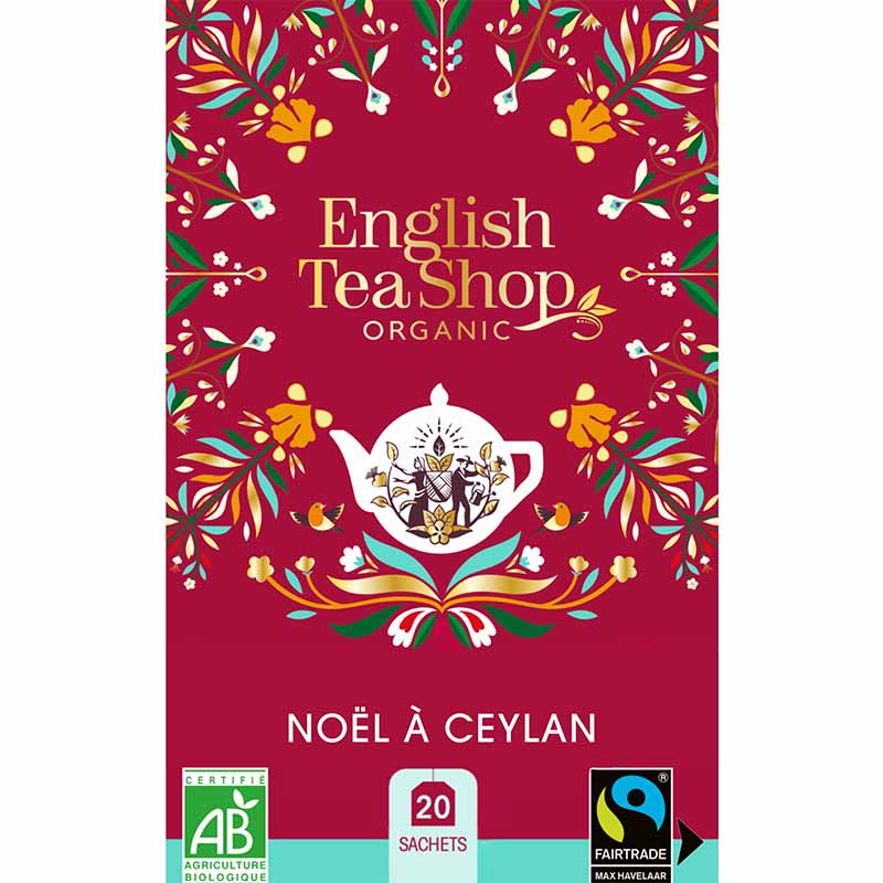 Thé de Noël à Ceylan Bio 20 sachets