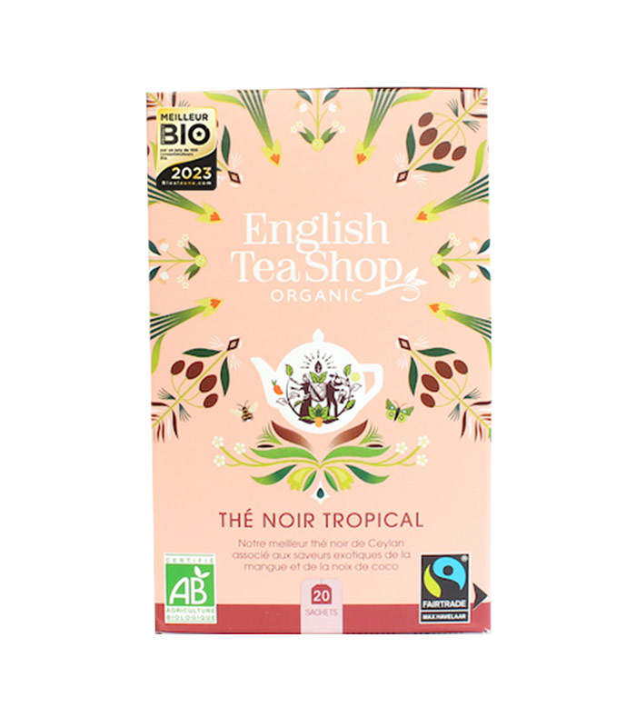 Thé Noir Tropical Bio 20 sachets