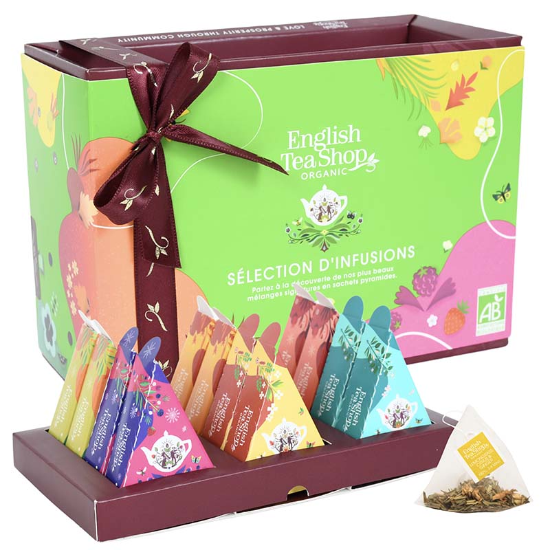 [U64619] Coffret Cadeau Prismes Sélection d’infusions Bio 12 sachets