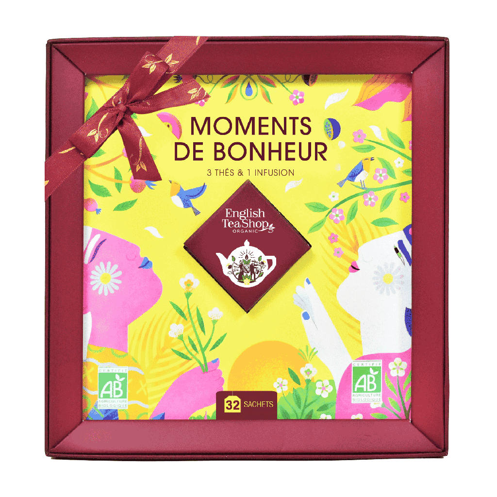 Coffret Moments de Bonheur Bio 32 sachets