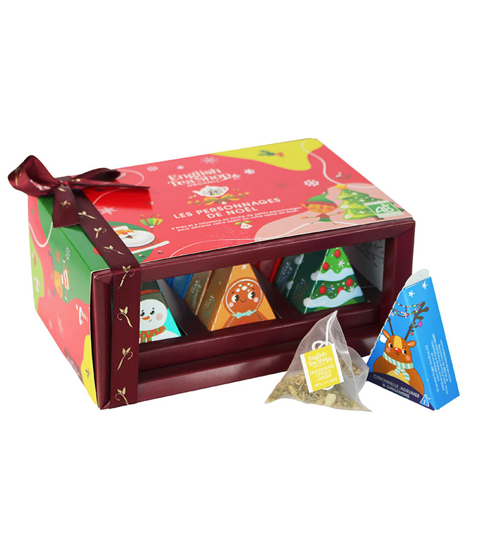 Coffret Personnages de Noël à Décorer Bio 12 sachets ETS 