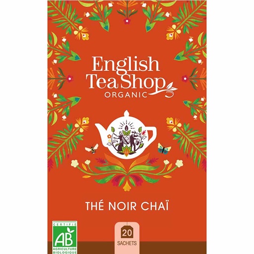 [U29120] Thé Noir Chaï Bio 20 sachets