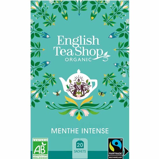 [U29243] Infusion Menthe Intense Bio 20 sachets