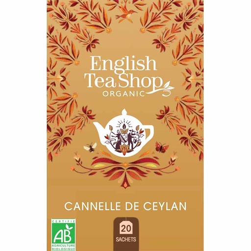 [U57185] Cannelle de Ceylan Bio 20 sachets