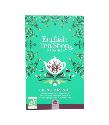 [U57772] Thé Noir Menthe Bio 20 sachets