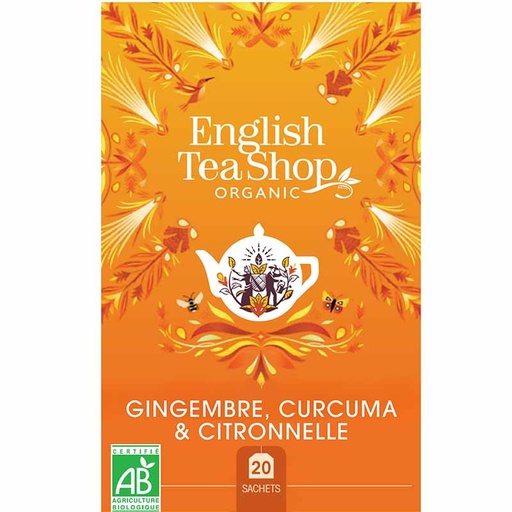 [U57802] Curcuma, Gingembre & Citronnelle Bio 20 sachets