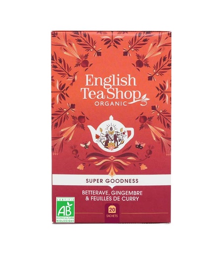[U57826] Betterave, Gingembre & Feuilles de Curry Bio 20 sachets