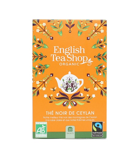 [U57857] Thé Noir de Ceylan Bio 20 sachets