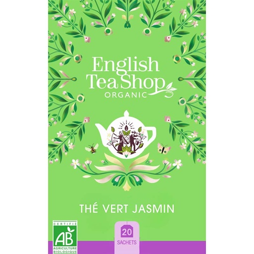 [U57888] Thé Vert Jasmin Bio 20 sachets
