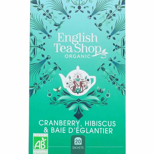 [U57932] Cranberry, Hibiscus & Baie d’Eglantier Bio 20 sachets