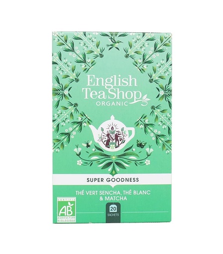 [U57949] Thé Vert Sencha, Thé blanc & Matcha Bio 20 sachets
