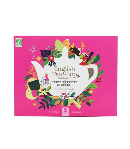 [U59387] Coffret Découverte de Thés Bio 48 sachets
