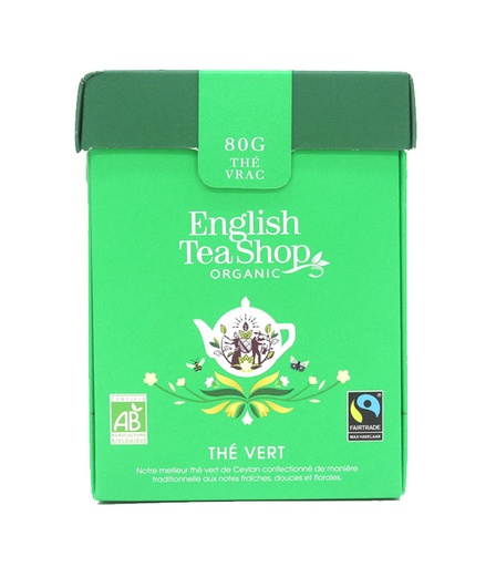 [U59882] Thé Vert Bio 80g vrac