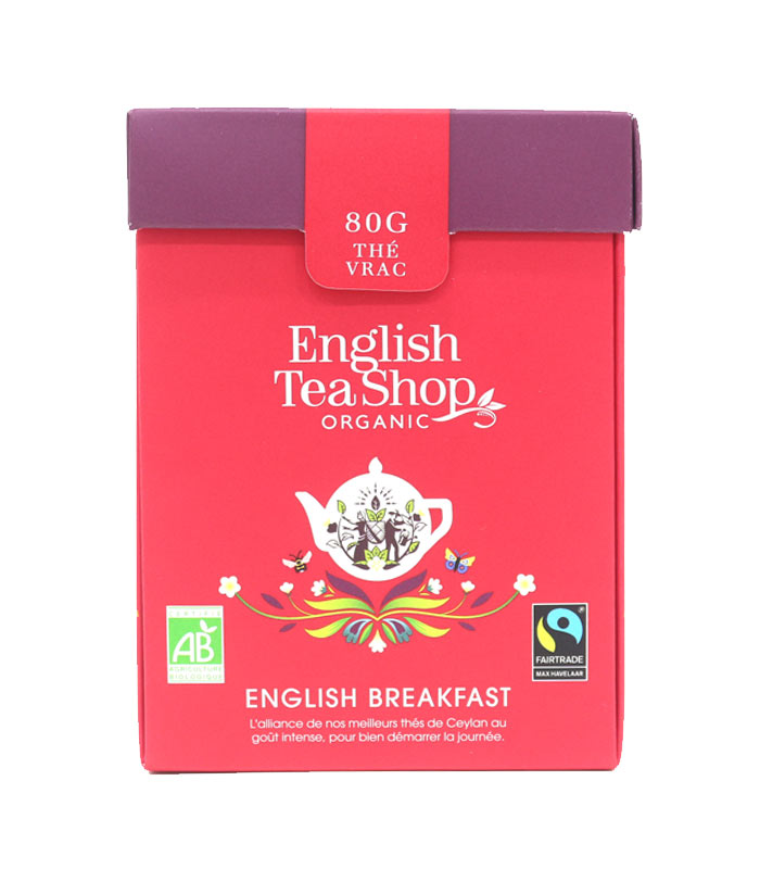 Thé English Breakfast Bio vrac 80g - English Tea Shop