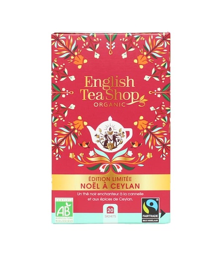 [U62974] Thé de Noël à Ceylan Bio 20 sachets