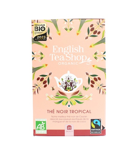 [U63599] Thé Noir Tropical Bio 20 sachets