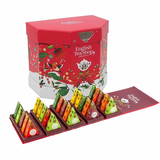 [U64190] Calendrier de l’Avent thé bio à dérouler 25 sachets