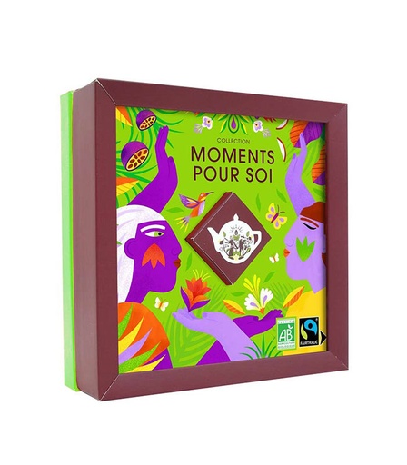 [U64299] Coffret Cadeau Infusions et de Thé Moments pour Soi Bio 32 sachets