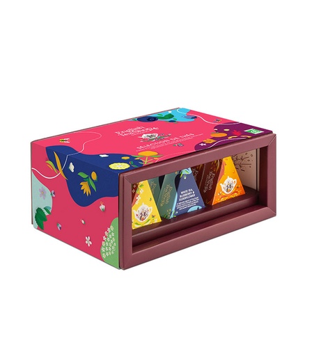 [U64602] Coffret à offrir Prismes Sélection de Thés Bio 12 sachets