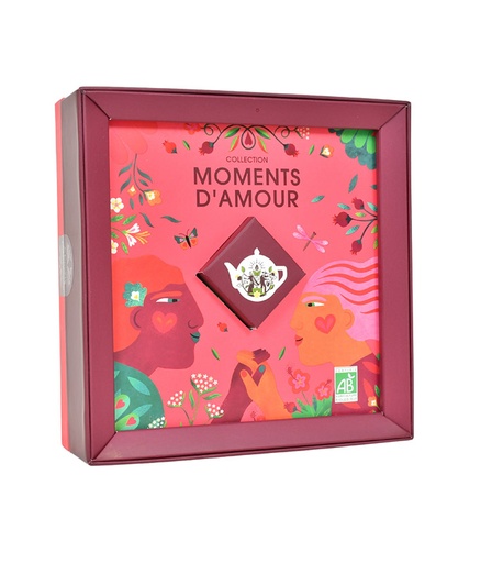 [U65500] Coffret Cadeau de Thés Moments d’Amour Bio 32 sachets